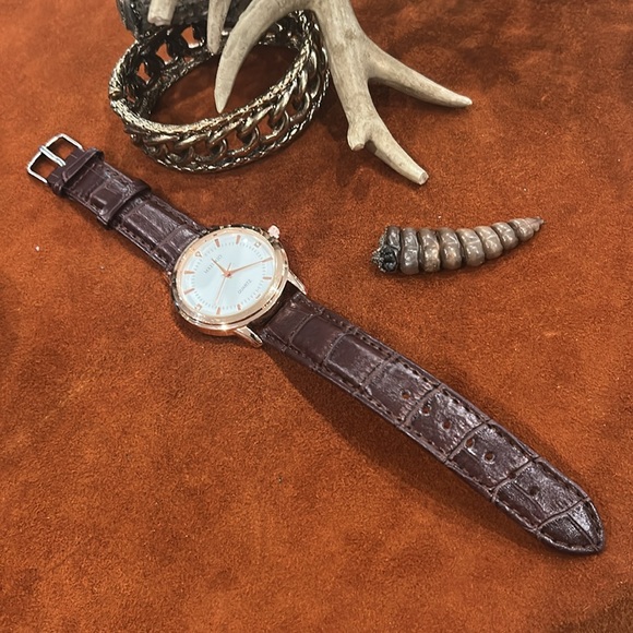 MREURIO Quartz Watch with Brown Leather Strap‎ main image 4